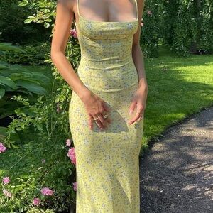 Sleeveless open back maxi dress